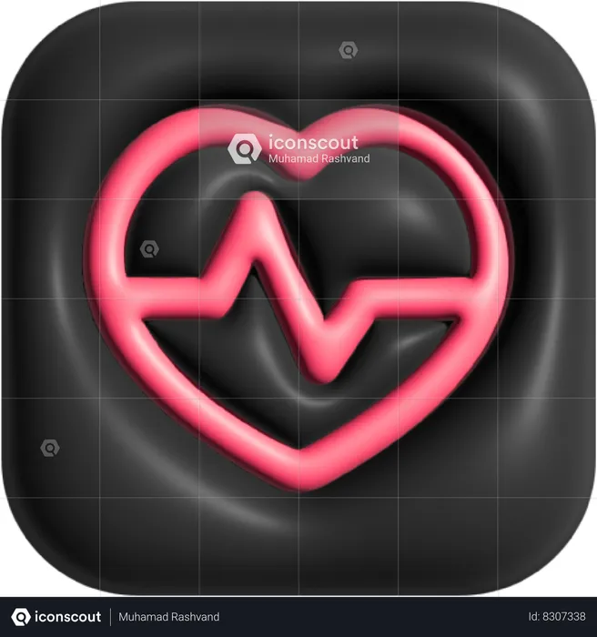 Heart-Beat  3D Icon