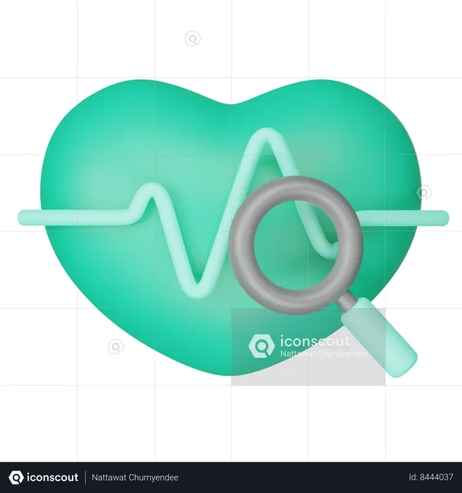 Heart Beat  3D Icon