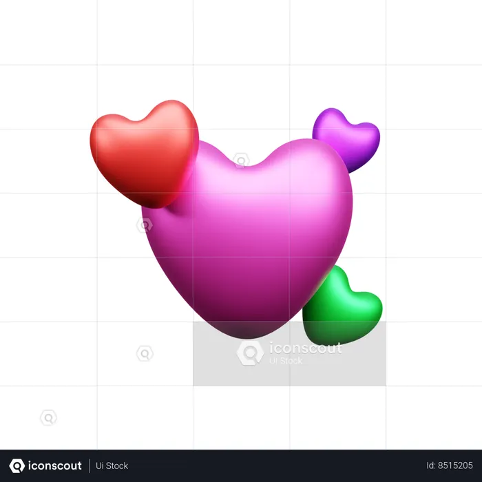 Heart Beating  3D Icon