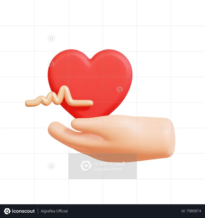 Heart Care  3D Icon