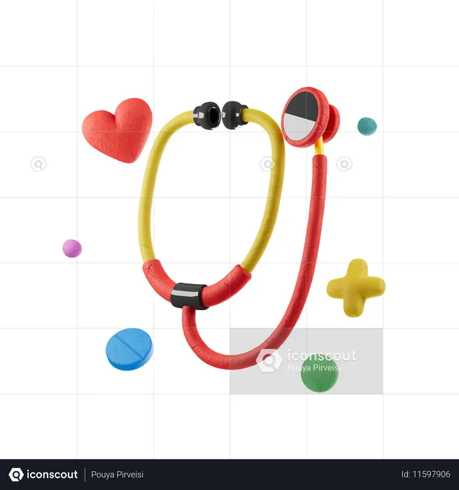 Heart Checkup  3D Icon