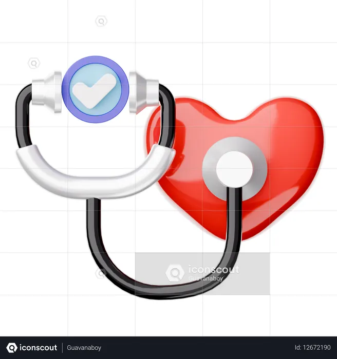 Heart Checkup  3D Icon