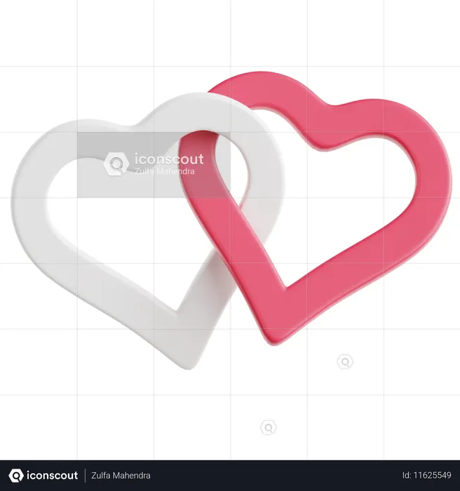 마음의 연결  3D Icon