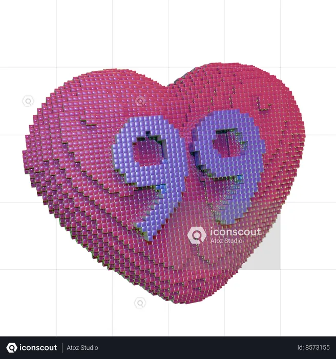 Heart Count  3D Icon