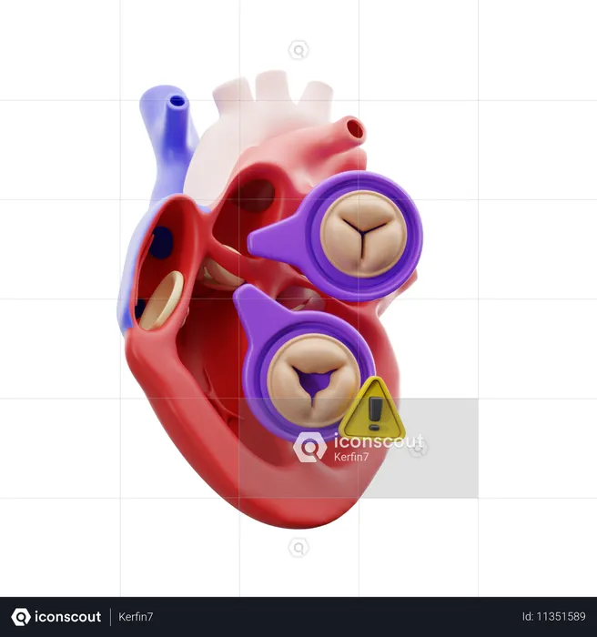 Heart Disease  3D Icon