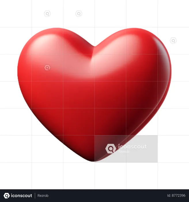Heart emoji Emoji 3D Icon