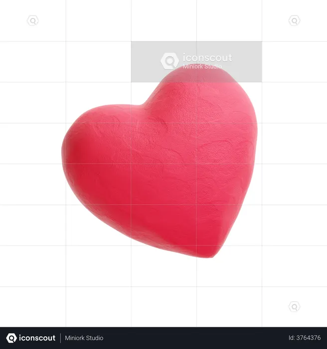 Heart Emoji Logo 3D Logo