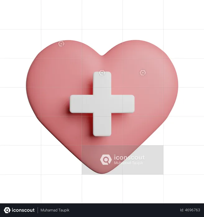 Heart Hospital  3D Illustration