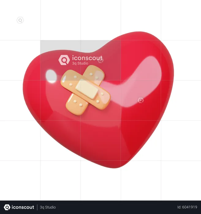 Heart Injury  3D Icon