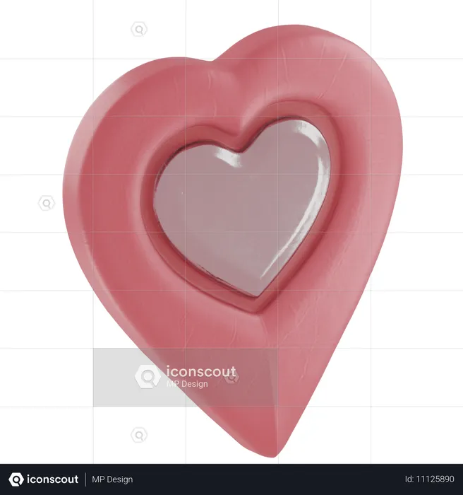 Heart Location  3D Icon