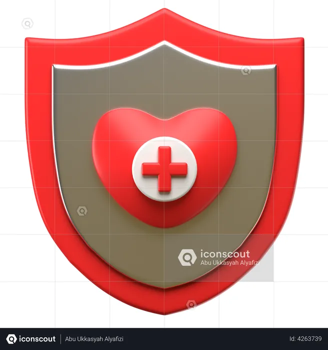 Heart Protection  3D Illustration