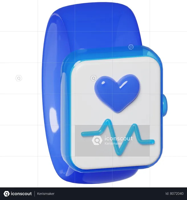 Heart Rate  3D Icon