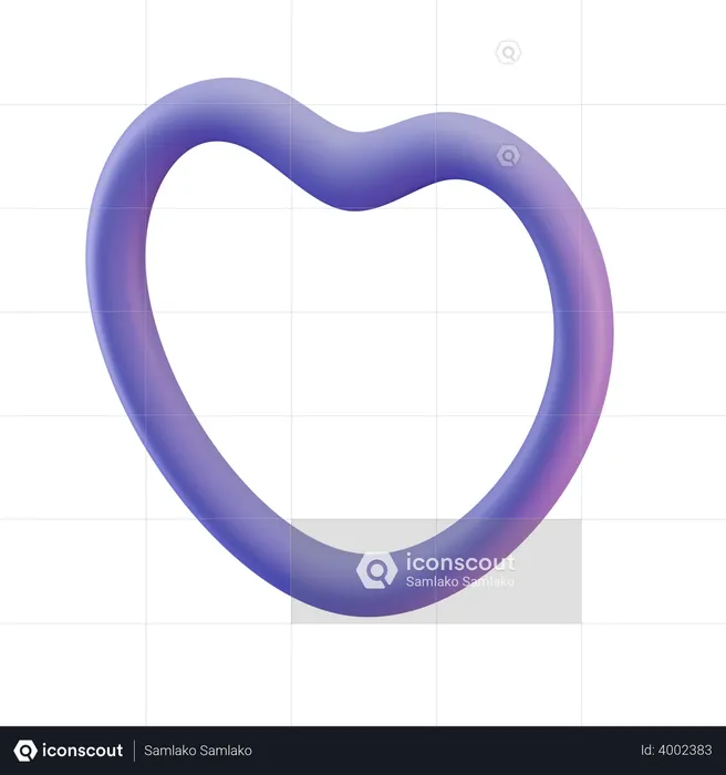 Heart Shape  3D Illustration