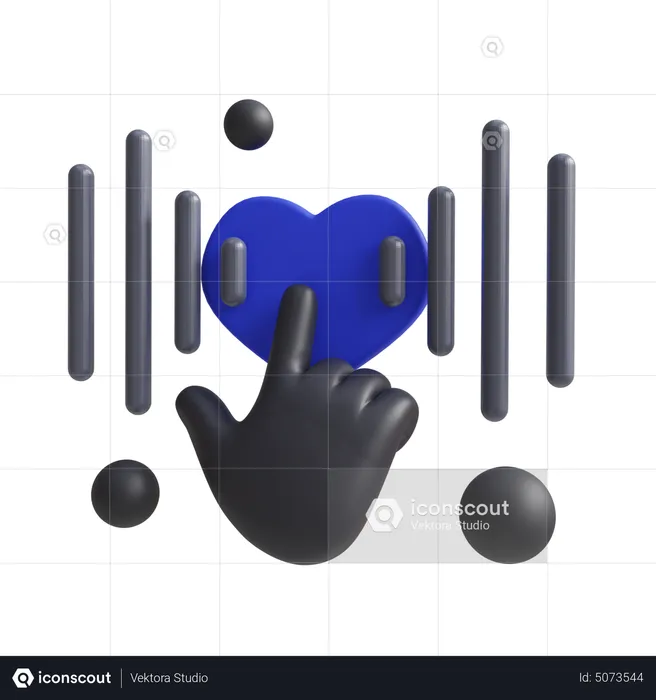 Heart Sound  3D Icon