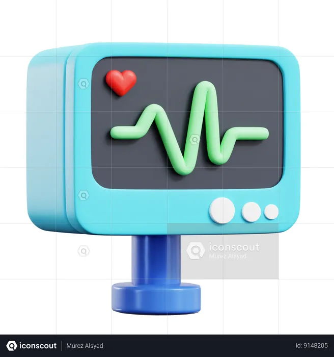 Heartbeat  3D Icon