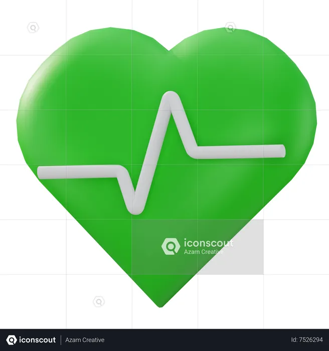 Heartbeat  3D Icon