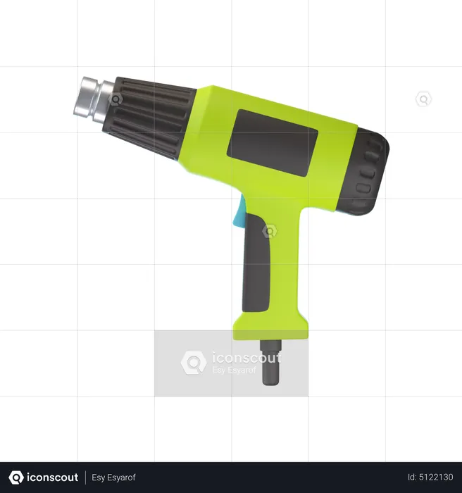 Heat Gun  3D Icon