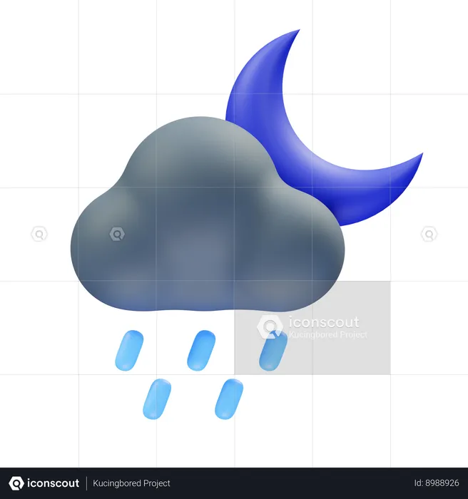 Heavy Rain Night  3D Icon