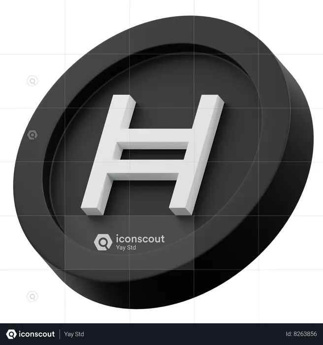 Hedera Logo 3D Icon