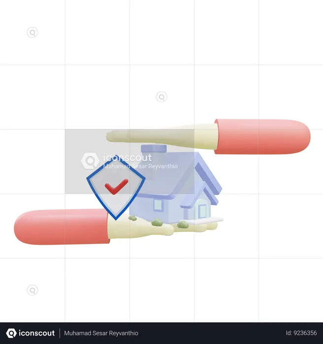 Heimschutz  3D Icon