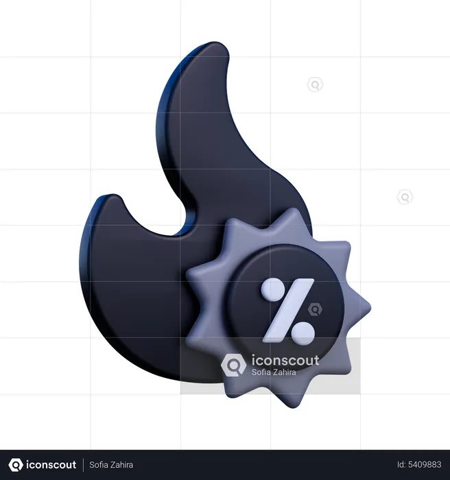 Heiße Angebote  3D Icon