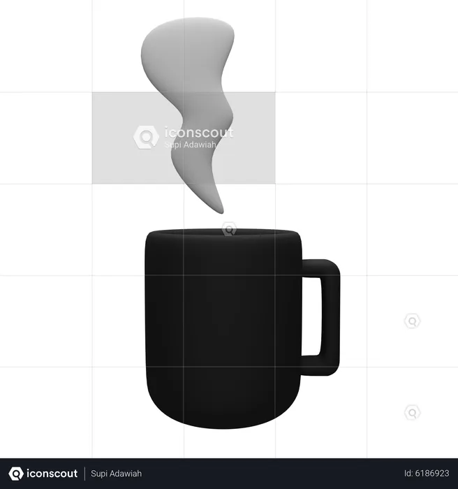 Heißer Kaffee  3D Icon