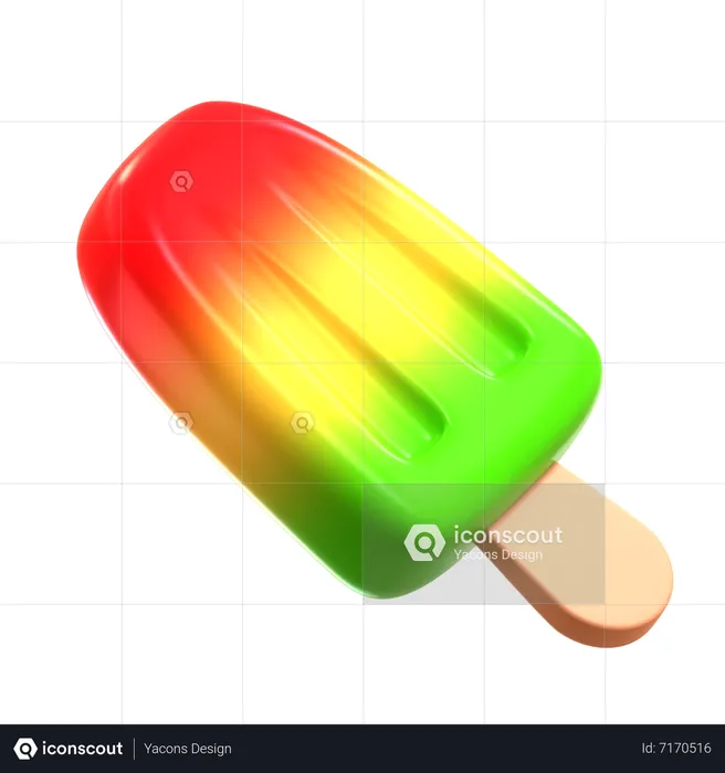 Paleta arcoiris  3D Icon