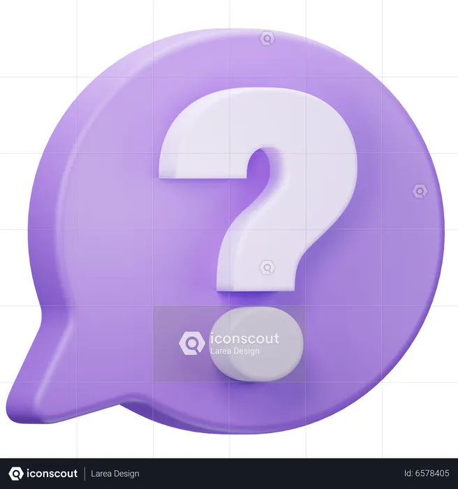 Help Chat  3D Icon