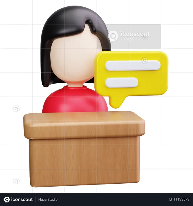 Help Desk  3D Icon