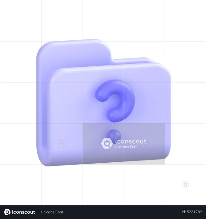 Help Folder  3D Icon