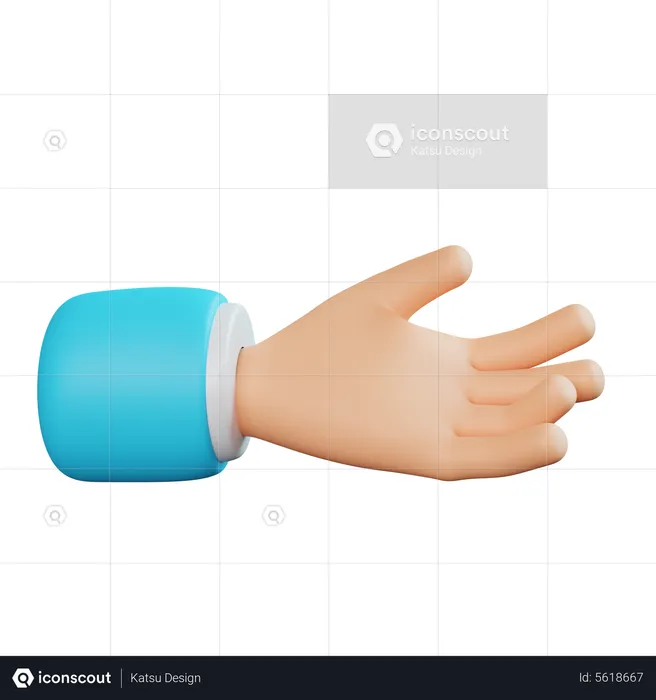 Help Hand Gesture  3D Icon