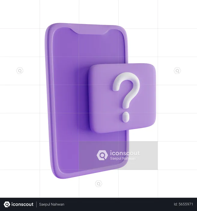 Help Message  3D Icon