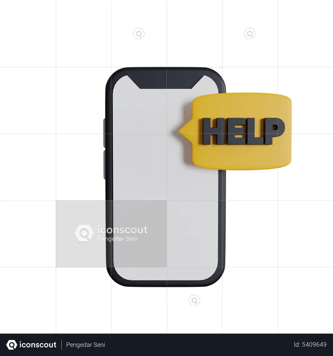 Help Service  3D Icon