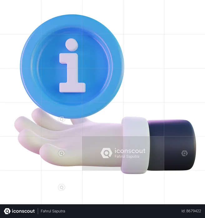 Provedor de informações de helpdesk  3D Icon