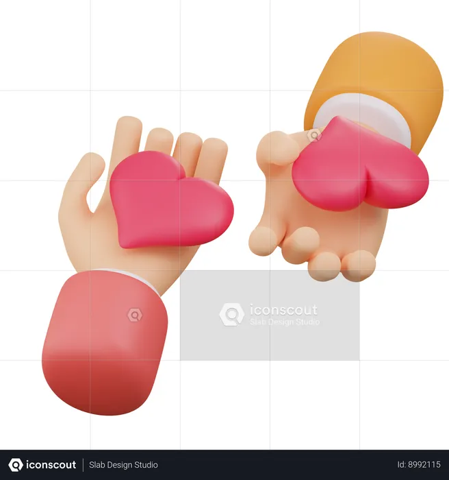 Helping Hands  3D Icon