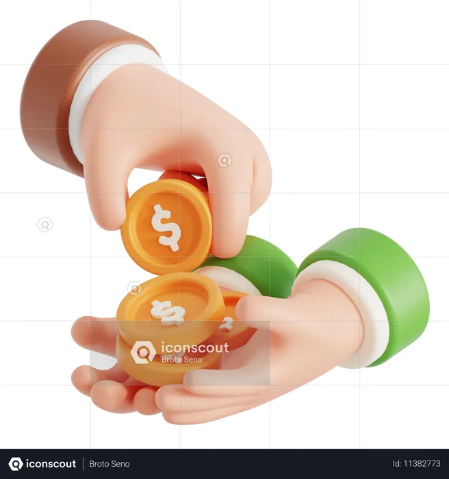 Helping others  3D Icon