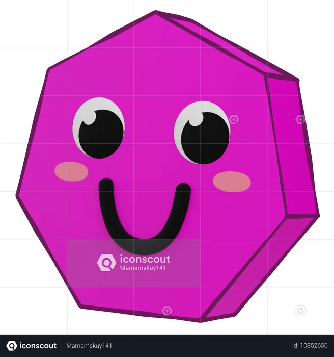 Heptagon  3D Icon