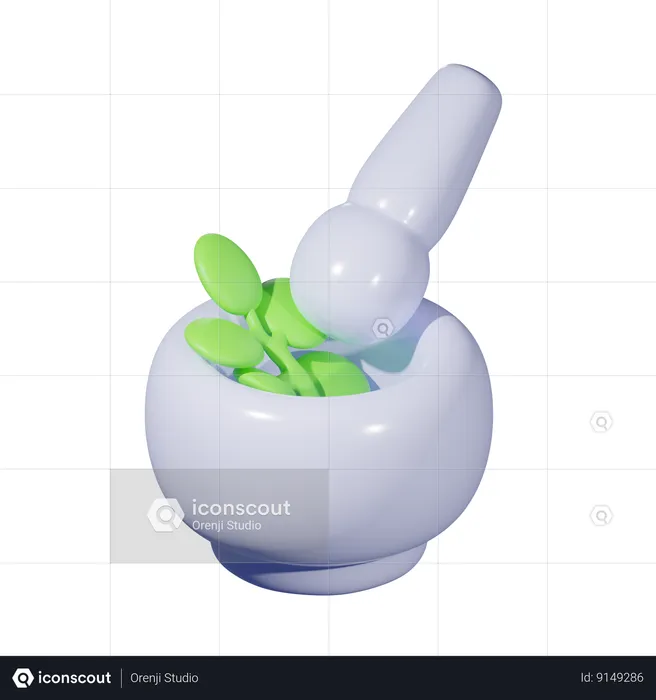 Herbal Medicine  3D Icon