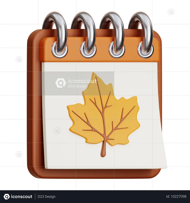 Herbstsaison  3D Icon