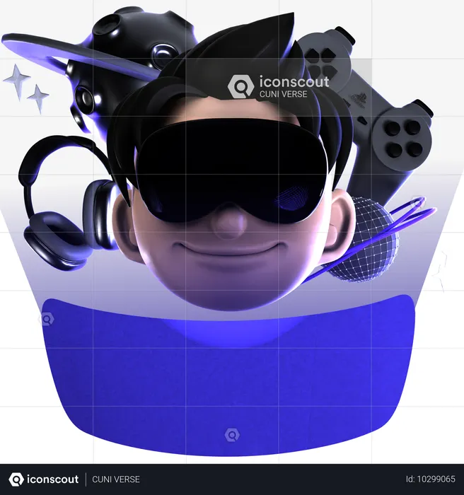 Herói  3D Icon