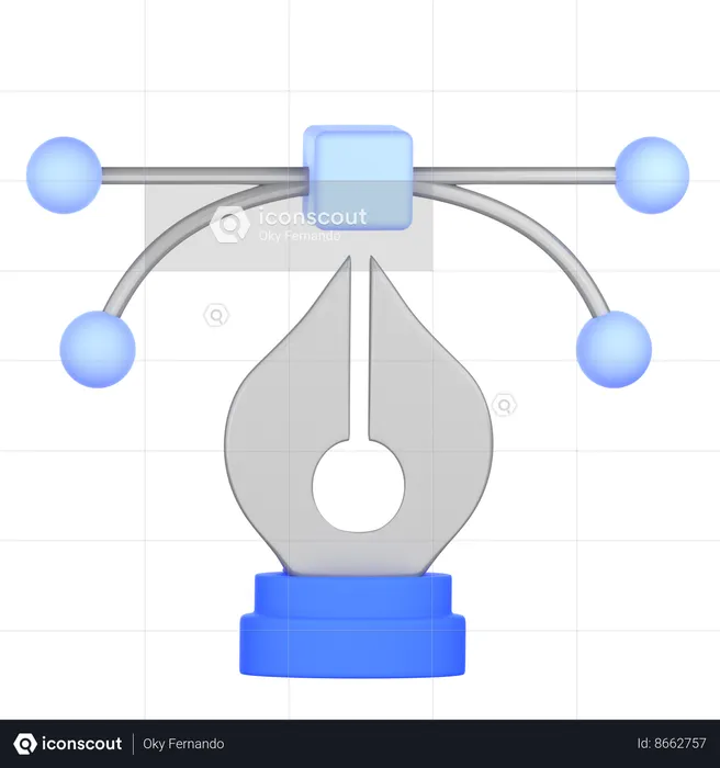 Herramienta de diseño gráfico  3D Icon