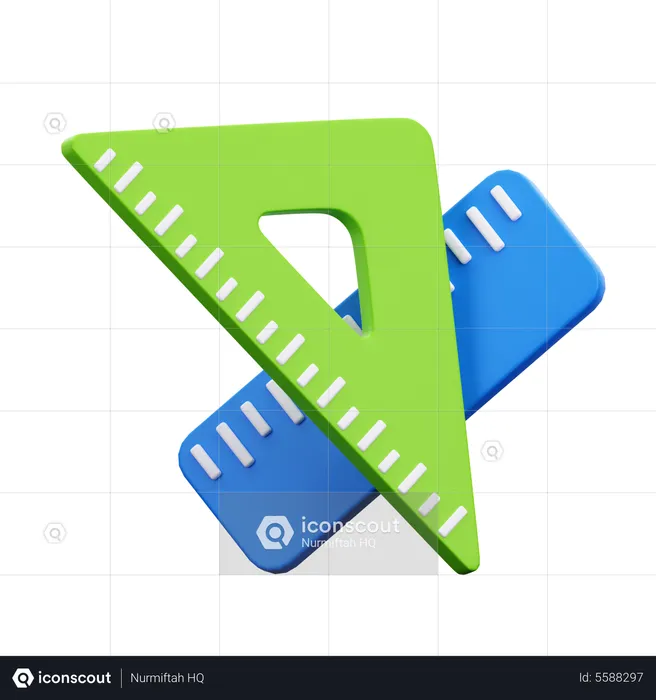 Lineale  3D Icon