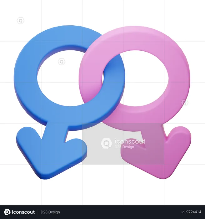 Heterosexual  3D Icon