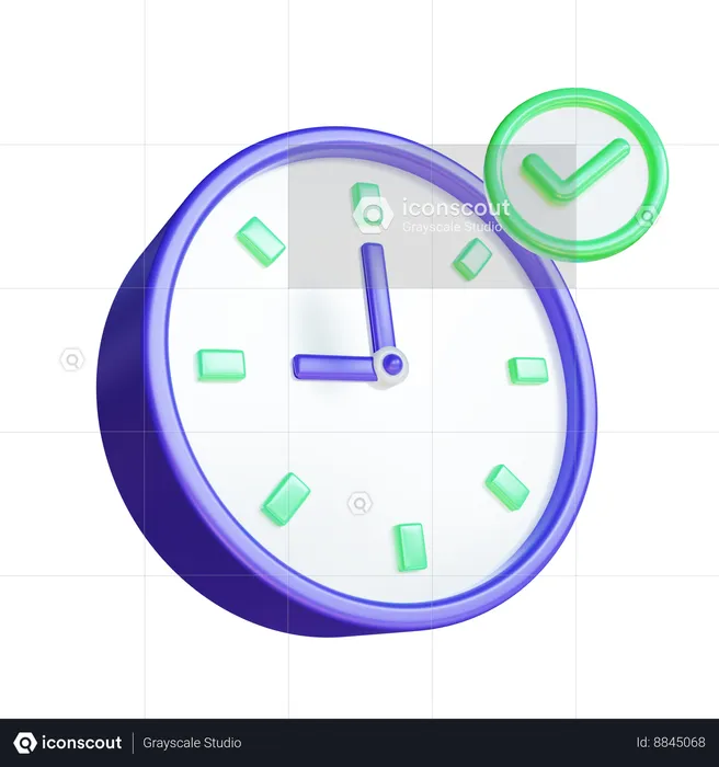 Vérifier l'heure  3D Icon
