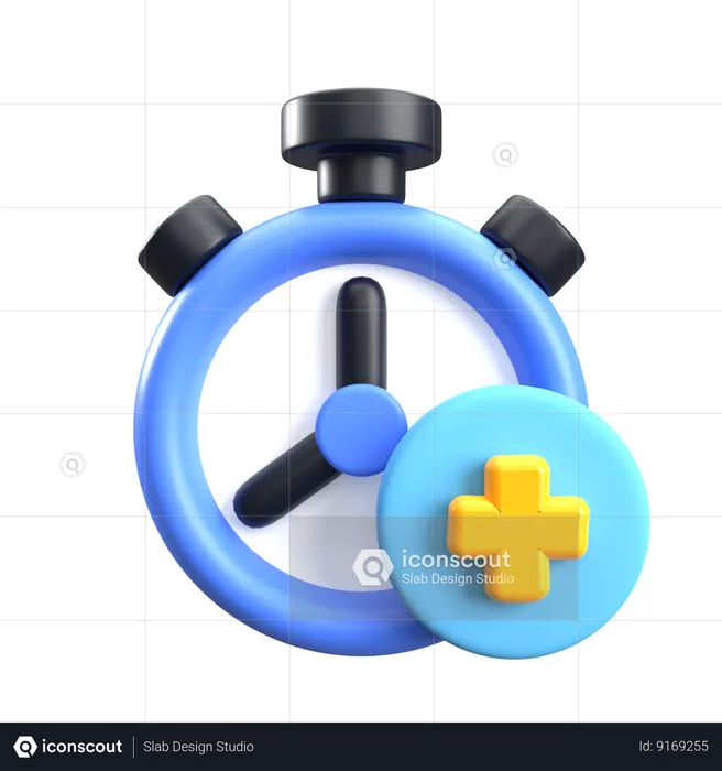 Ajouter du temps  3D Icon