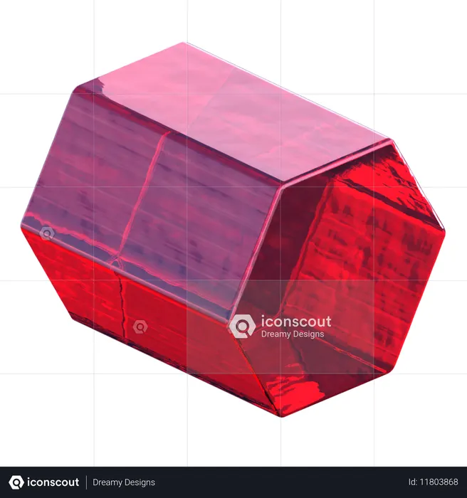 Hexagon  3D Icon