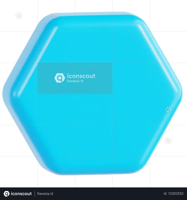 Hexagon  3D Icon