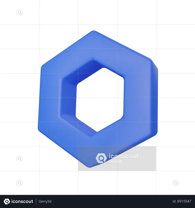 Hexagon  3D Icon
