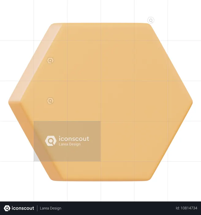 Hexagon  3D Icon