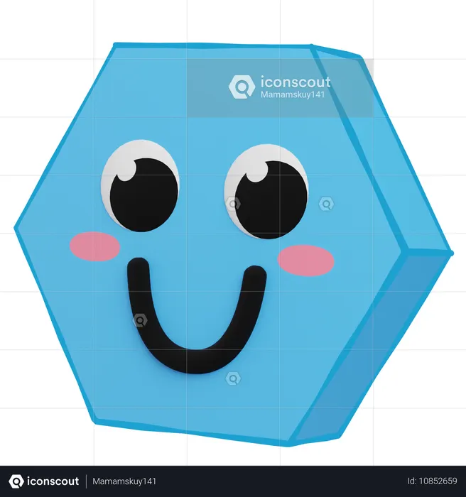 Hexagon  3D Icon